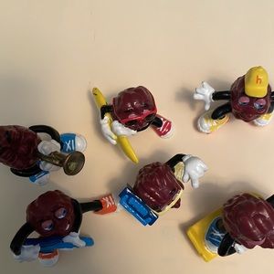 Vintage California Raisins figurines collection from Hardee’s. Series Two.